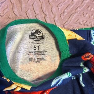 Jurassic World Kids' Dinosaur Pajama set